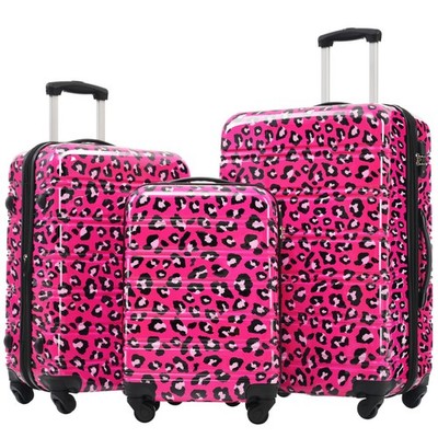 3 pcs Hardshell Luggage Spinner Suitcase with TSA Lock Lightweight-20''+24''+28''