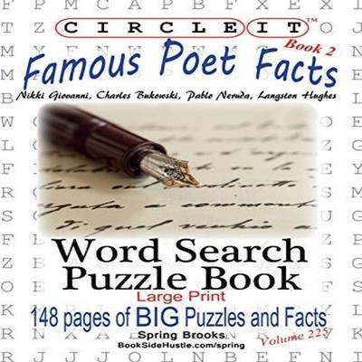 Circle It Famous Poet Facts Book 2 Word Search Puzzle Book Lowry