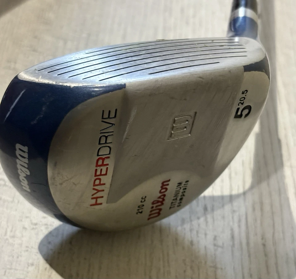 Wilson Hyper Drive 5 Wood Graphite Shaft 20.5* 210CC S Flex Rh - Fair - Image 4 of 4