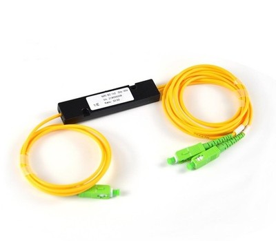 1x2 SC APC FBT Coupler 2 Way 1x2 Fiber Optic Ftth Splitter 50:50 Splitting Ratio