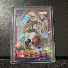 2025 Prizm Jerome Ford Purple Ice Prizm /225 #227 Browns