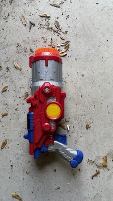 Transformers Optimus Prime Cyber Blaster 2011 Hasbro Nerf Dart Gun Lights Sounds