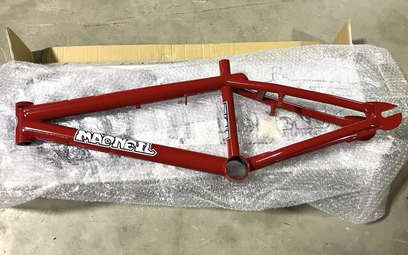 Macneil Jay Miron BMX Freestyle Frame 20x1/2” TT Red NOS….