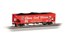 Bachmann 17609 HO Christmas NP S Claus Coal Mines 40' Quad Hopper