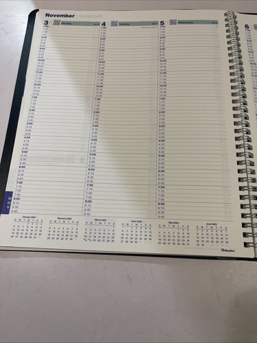 🤓Blueline C595081T 11 x 9” 2025 Plan and Link Weekly Planner - Black New - Picture 7 of 10