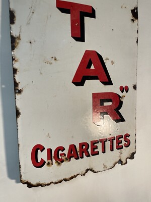wills star cigarettes enamel sign Wills Star enamel sign