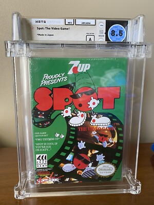 Spot The Video Game New Nintendo NES Factory Sealed WATA VGA Grade 8.5 A+ H-Seam