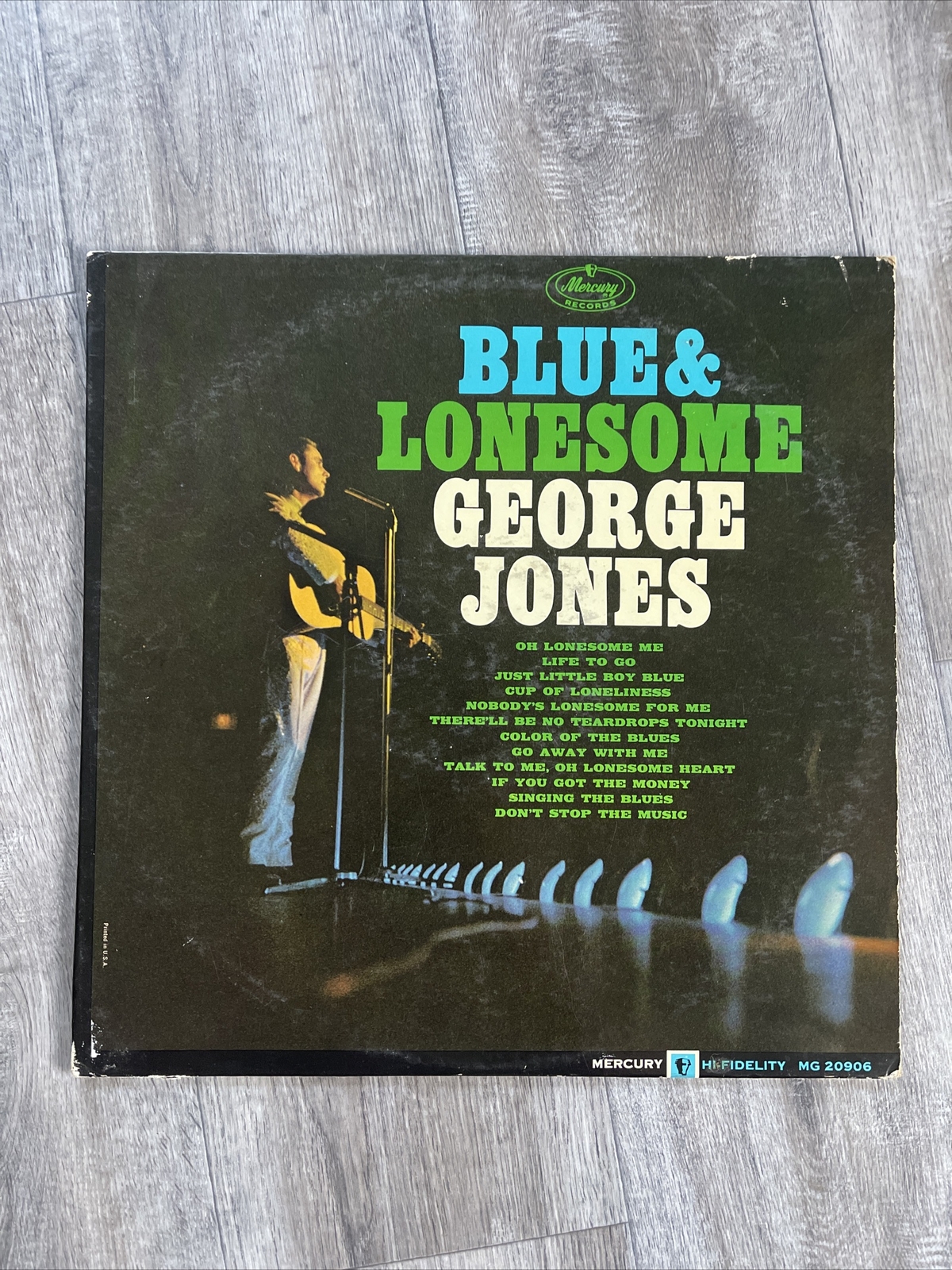 George Jones - Blue and Lonesome LP - Mercury Hi-Fidelity MG 20906