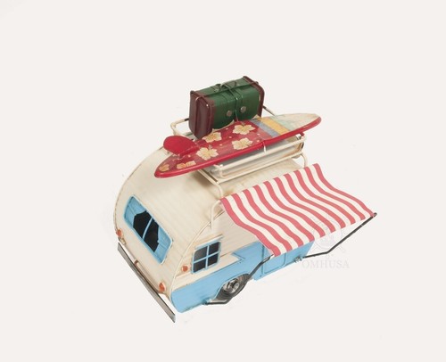 Klassisches Camper mit Bilderrahmen Sparschwein Metall - Bild 7 von 11