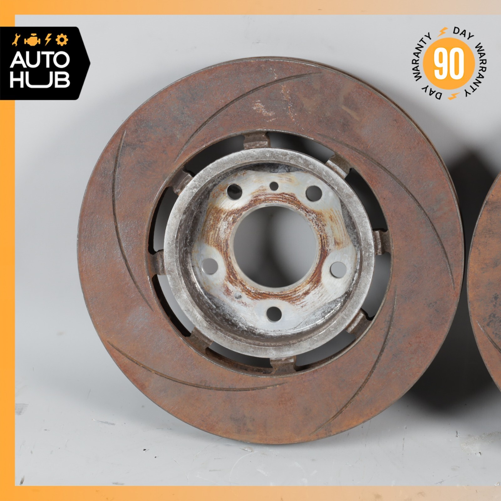 17-24 Aston Martin DB11 Vantage Rear Brake Rotors Disc Left & Right Set OEM