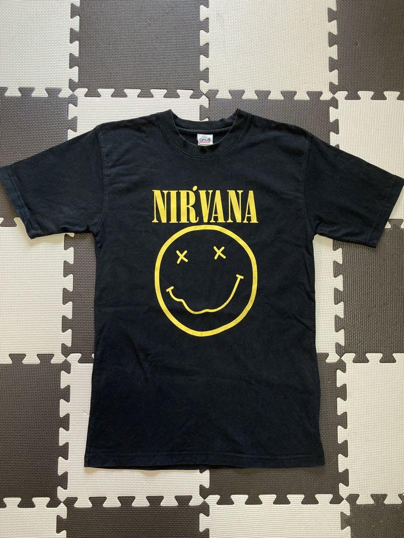 NIRVANA anvil tag Kurt Cobain Smile Band T | eBay NIRVANA anvil tag Kurt Cobain Smile Band T | eBay