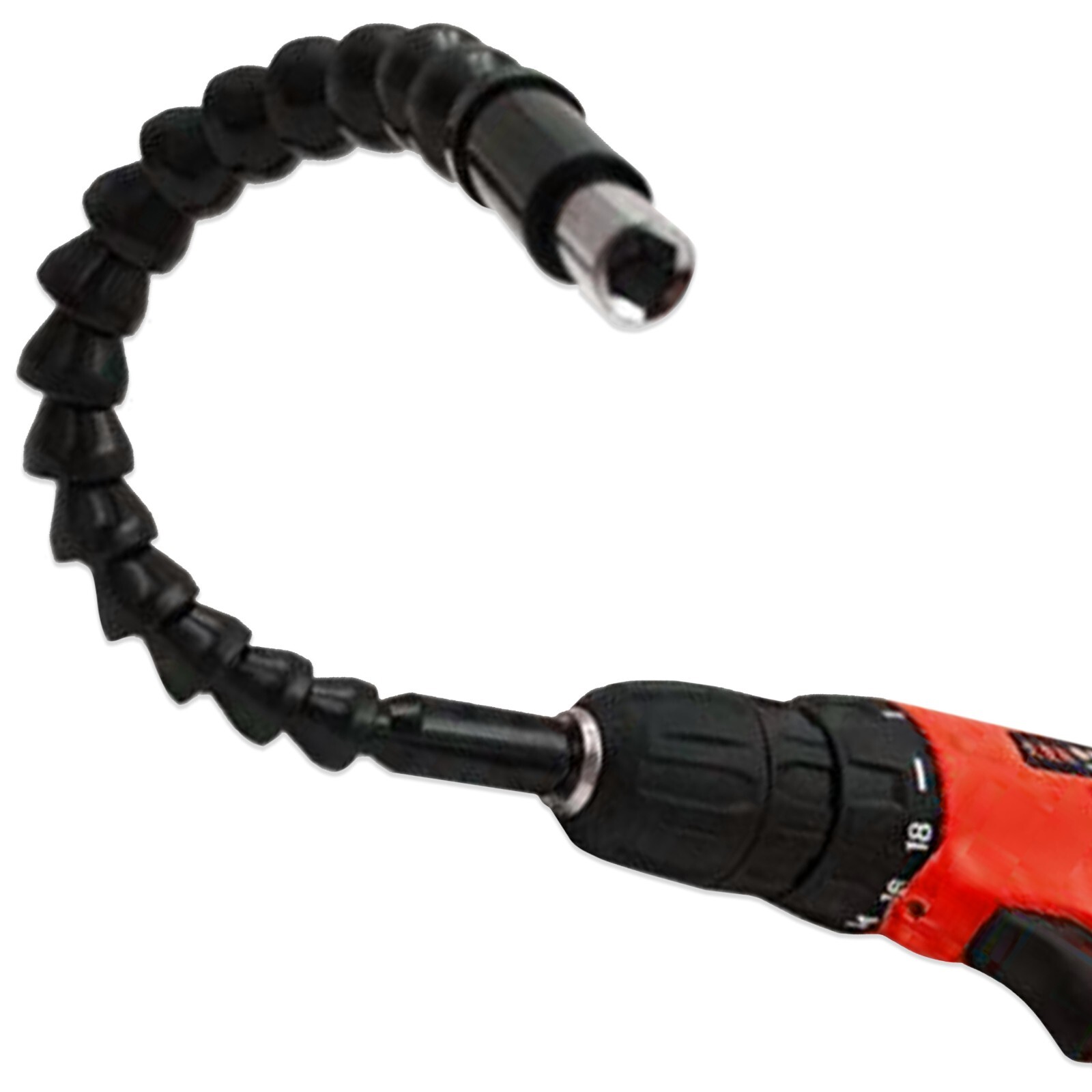 12" FLEXIBLE EXTENSION BAR 6mm Hex Bendy Angle Shaft Power Drill Bit