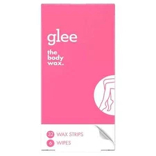 Glee Body 32 Wax Hair Removal Strips for Women 6 wipes NEW