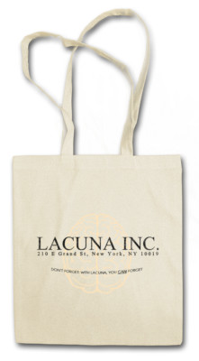 LACUNA INC. STOFFTASCHE Eternal Sunshine of the Logo Firma Spotless Mind