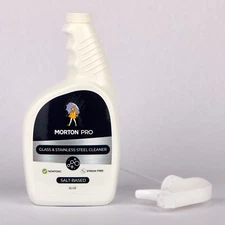 Morton Pro Glass & Stainless Steel Cleaner Nontoxic Child-safe (32 oz)