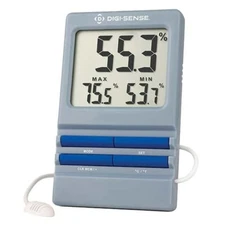 Digi-Sense Thermohygrometer with Alarm and Remote Probe - 90081-00 - Laboratory