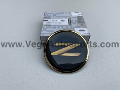 Black & Gold Front Z Emblem to suit Nissan 90-96 300ZX Fairlady Z