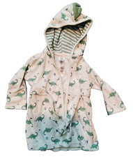 Carter's Hooded Bathrobe Dinosaurs Blue Green Infant 0-9 Mo Tie