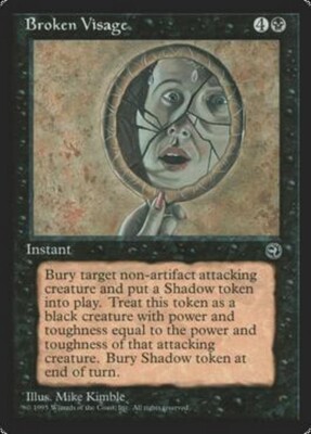 MRM ENGLISH Visage bris �� - Broken Visage MTG magic HML