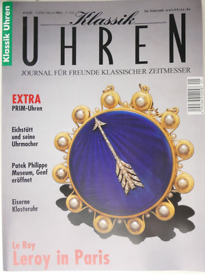 Uhren Klassik 1/2002 Patek Philippe Museum Le Roy Leroy in Paris To-7951