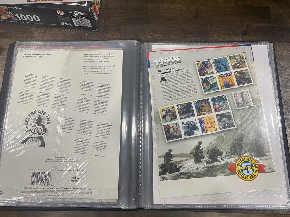 USPS Celebrate The Century Commemorative Stamp Collection