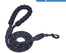 Dog Leash Pet Rope Leash, 5 FT Strong Dog Leash with Comfortable Padded Handle