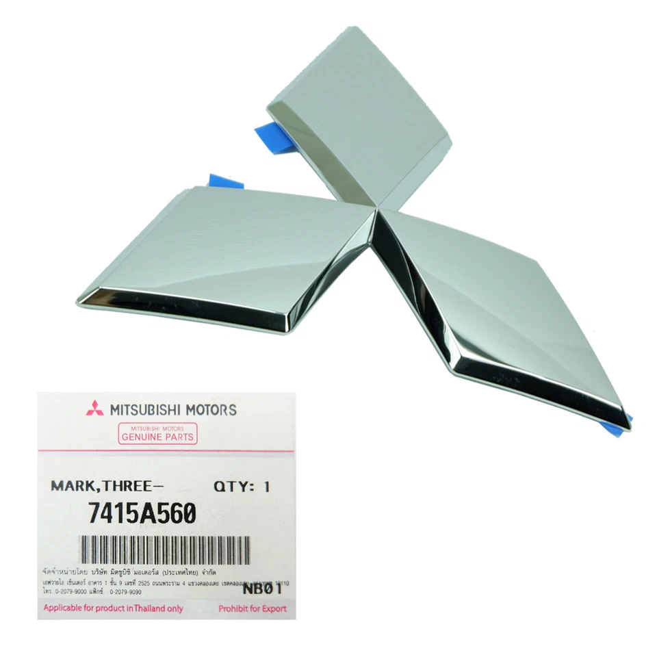 Подлинная хромированная эмблема с логотипом задней двери для Mitsubishi L200 Triton 2016 2018 - Изображение 4 из 4