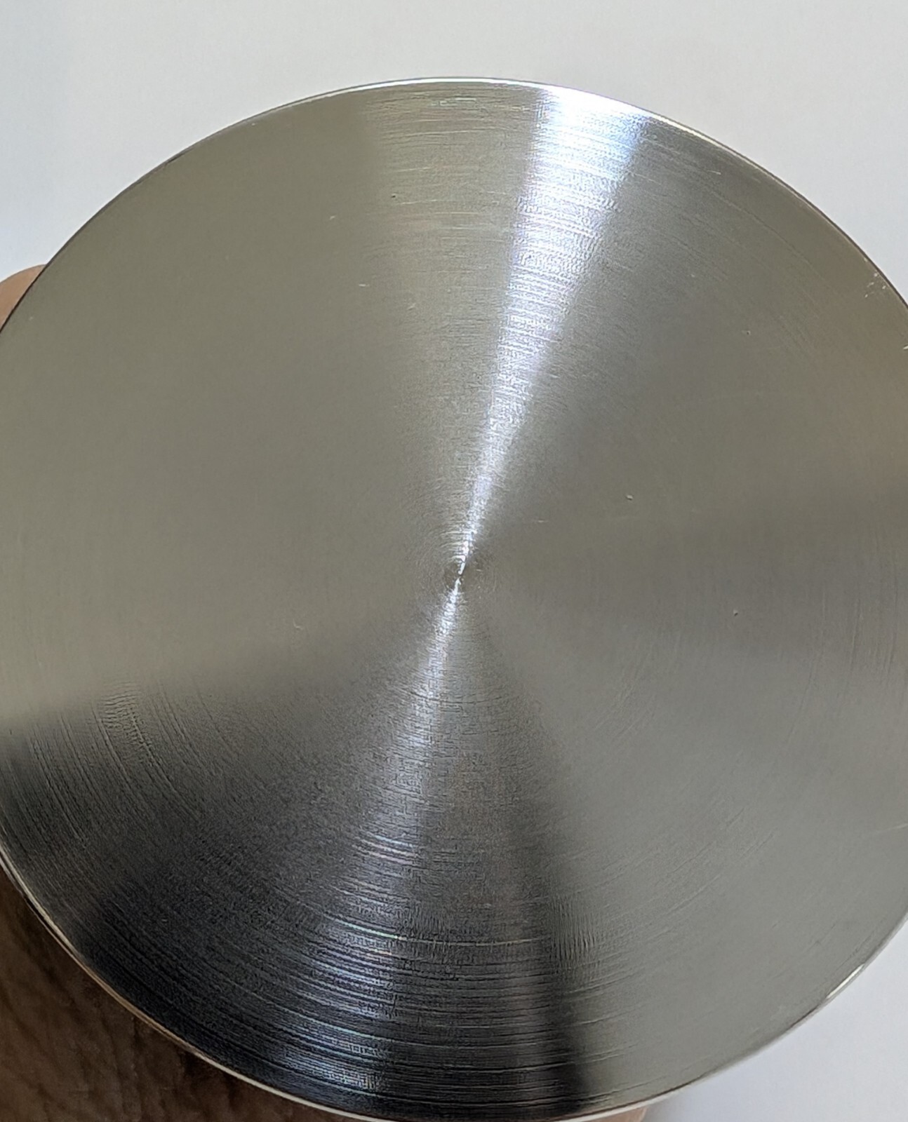 Metallurgica Motta Black Aluminum Handle Coffee Tamper, 58mm Made In Italy