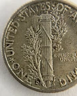 1943 D Mercury Dime - with great looking bands - classic coin --99 cent shipping
