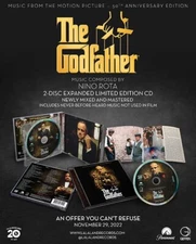 Godfather: 50th Anniversary Limited Edition Rota, Nino (CD, 2022) Factory Sealed