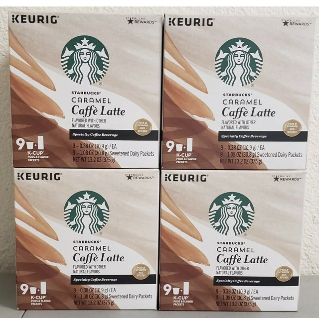 starbucks caramel caffe latte k cups