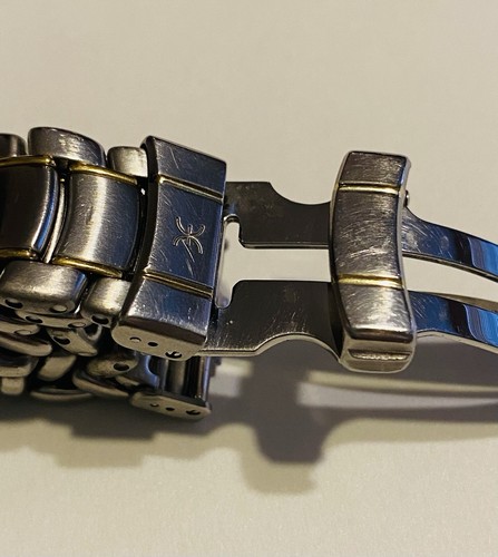 Orologio da polso uomo cronografo vintage EBEL 1911 modello 18KY e acciaio inox 1134901 - Foto 10 di 20