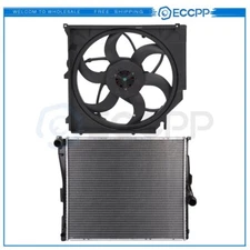 Electric Radiator Cooling Fan Kit For 2004 2005 2006 BMW X3