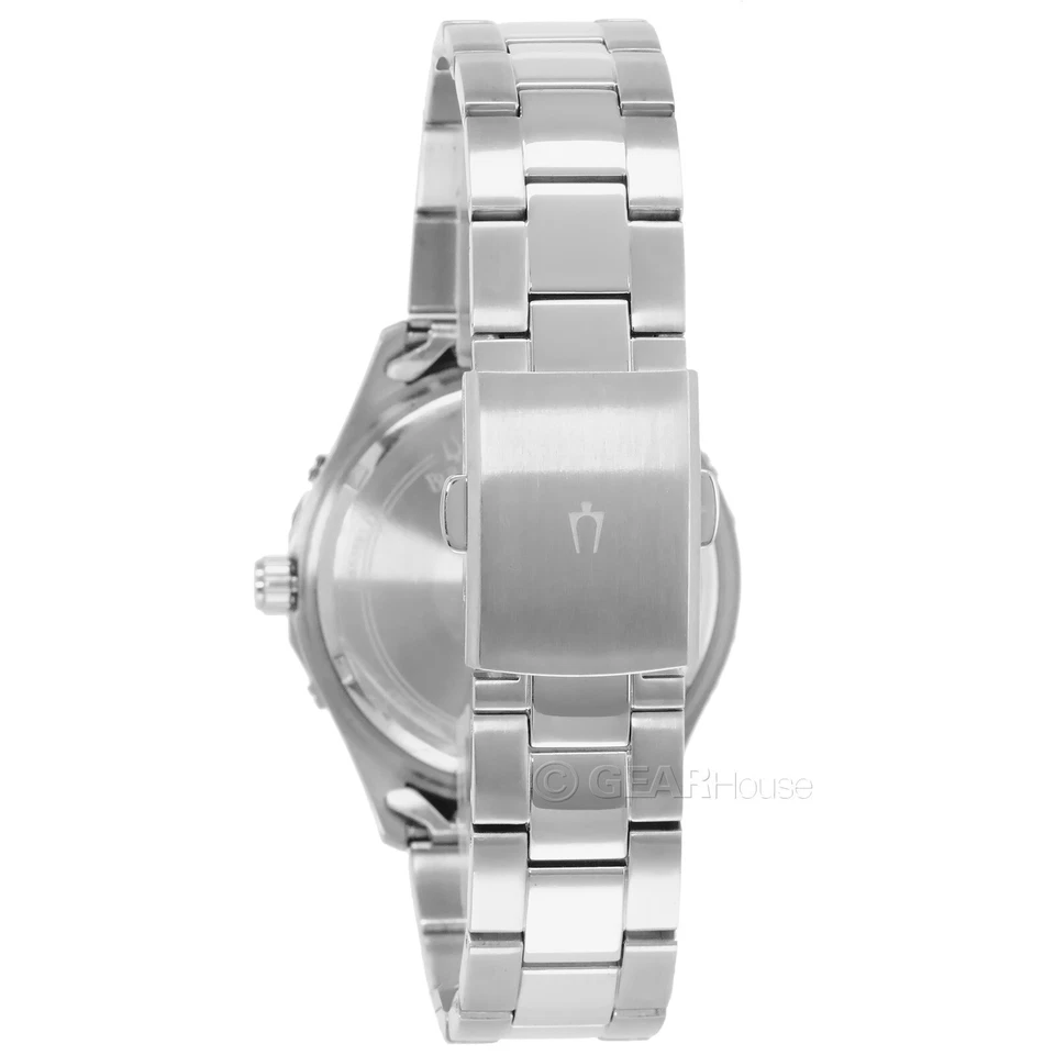 BULOVA Marine Star Womens Watch, White MOP Dial, Silver Stainless Steel Band - Image 2 of 4