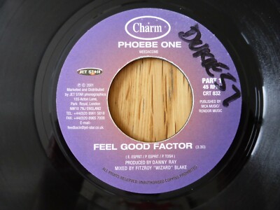 Phoebe One - Feel Good Factor - 7'' VINYL SINGLE