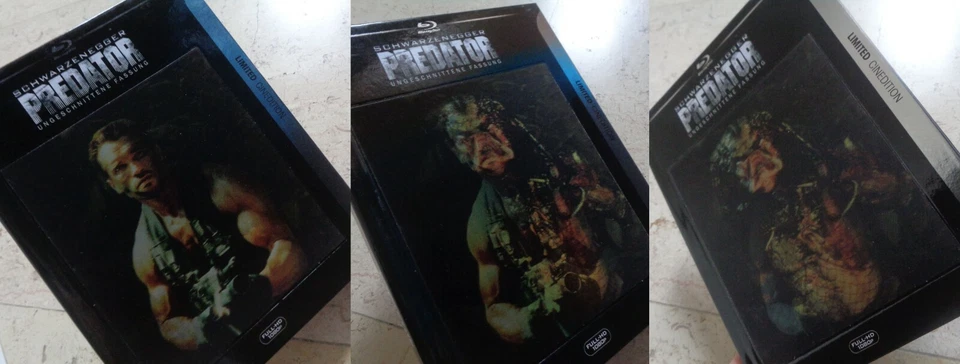 PREDATOR Blu-Ray LENTICULAR Digibook Filmcell OOP Limited Edition Schwarzenegger - Image 4 of 4