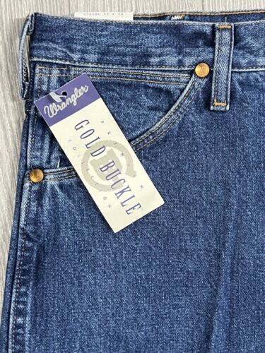 Vtg Wrangler Jeans Men’s 33x38 Cowboy Cut 936GBK Slim Fit Denim NWT Rodeo USA - Picture 3 of 14