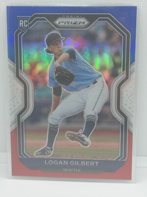 Logan Gilbert Rookie Red/White/Blue Prizm TIER I 2021 Panini Prizm 93