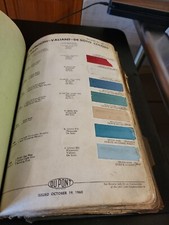 1961 Dupont Plymouth Valiant De Soto Colors Paint Chip Swatch Sheet Bulletin 1961 Dupont Plymouth Valiant De Soto Colors Paint Chip Swatch Sheet Bulletin