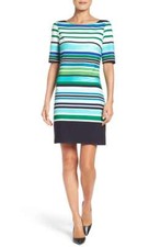 Eliza J Size 8 Scuba Shift Dress #H694