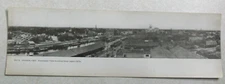 Unfolded Bi-fold Postcard Panoramic Stockton CA Capitol Mills birdseye PPC26