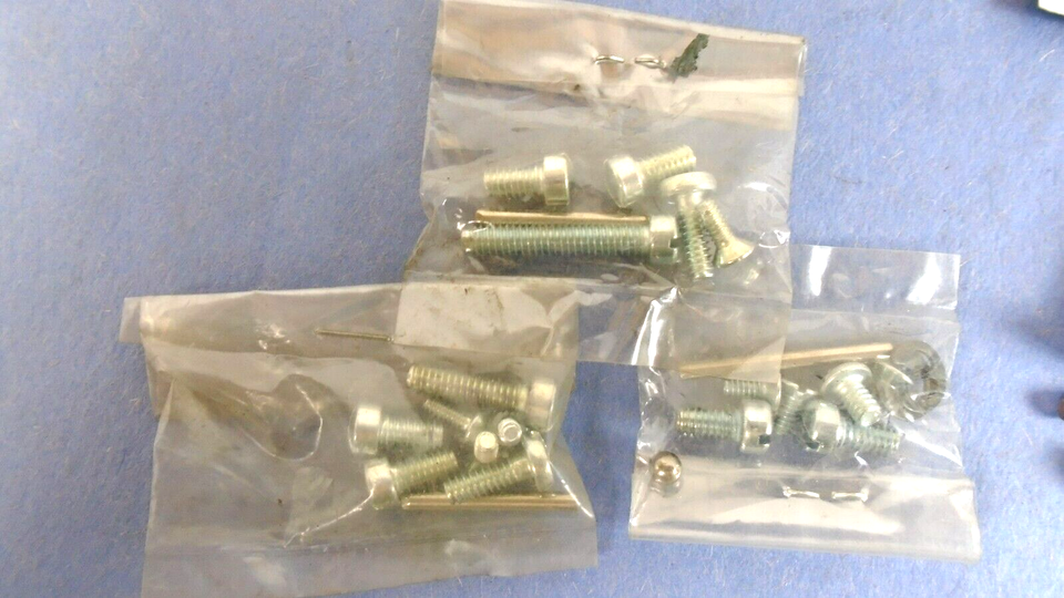 Lot of Vintage Snowmobile Carburetor Screws Plugs Clamps Pins Walbro