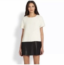 Alice + Olivia Foster Lamb Leather Cooorblock Dress Sz 2