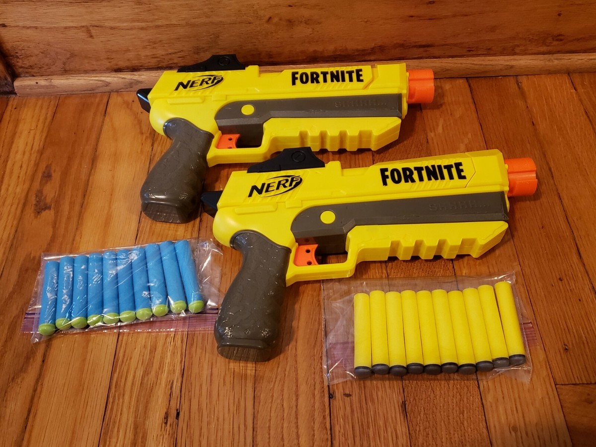 Nerf Fortnite Yellow Pistol Set 2 | eBay