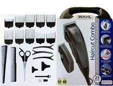 Wahl 23 Piece Complete Home Cut Combo Kit Clipper Set with Beard Trimmer