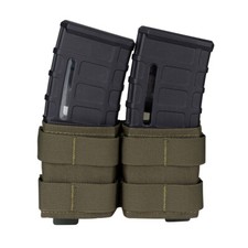 WST Tactical Mag Pouch Mag Carrier FAST Double 5.56mm MOLLE Pouch Open Top Camo