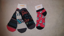 Gymboree Boys Ankle Socks Lot Jump Into Summer Shark Skateboard Size M 7-8 NWT
