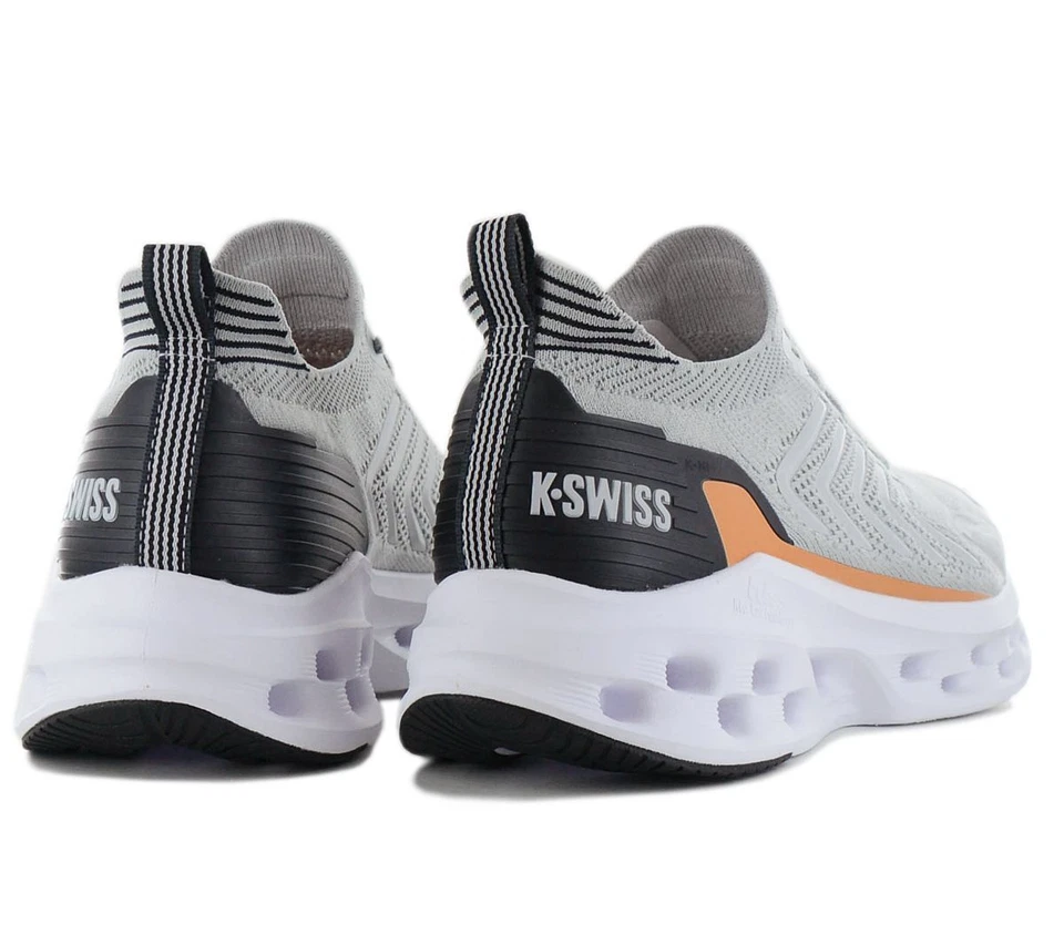 K-Swiss Impulse Tubes Lite - Hombre Sneaker Gris 04427-031 Sport Fitness Zapatos - Imagen 3 de 4