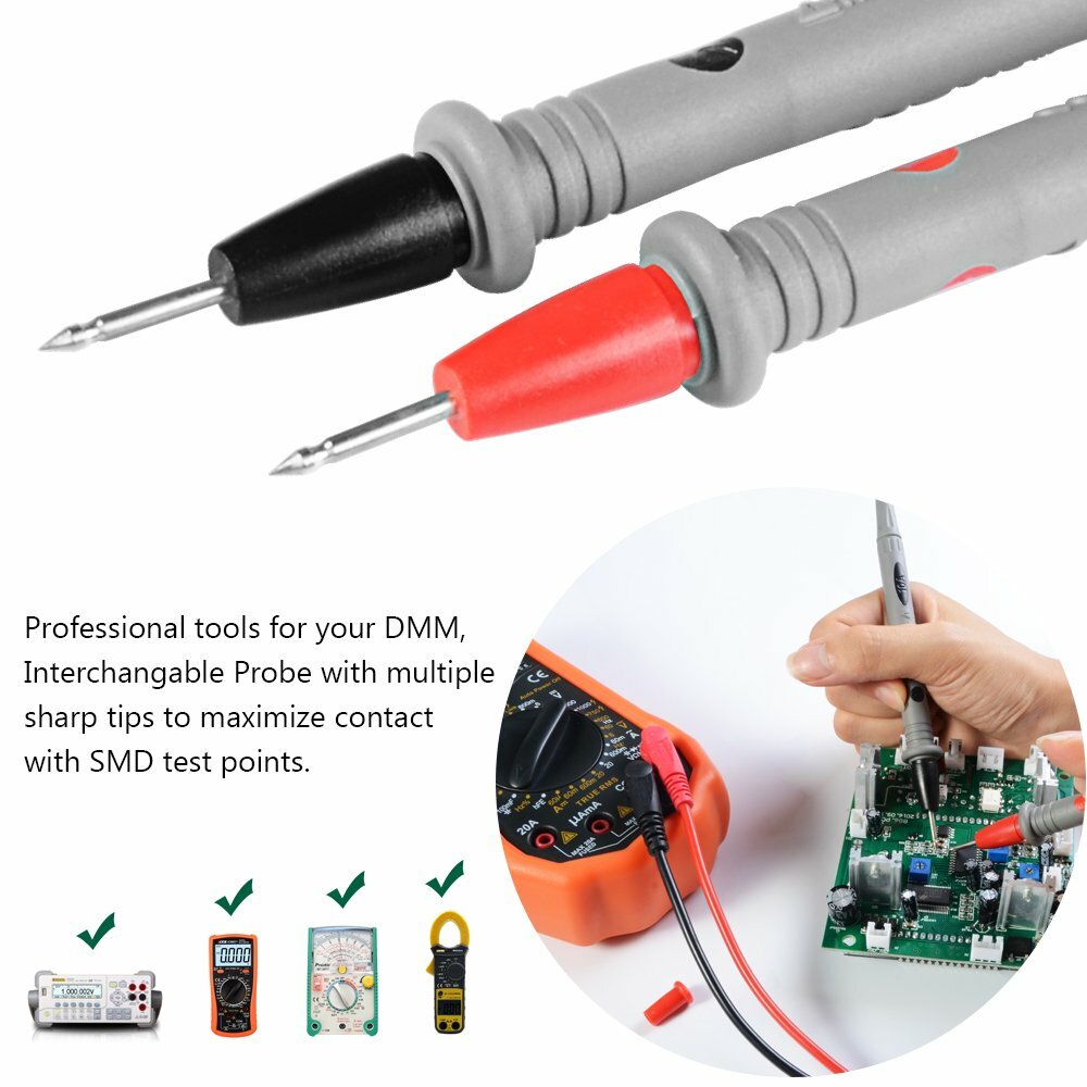 Multimeter Messspitzen 1000V 10A Multmeter Messgerät Prüfletung ...