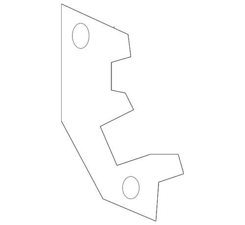 Soporte lateral del parachoques delantero para Acura (N/P 60835-TZ3-A00ZZ)